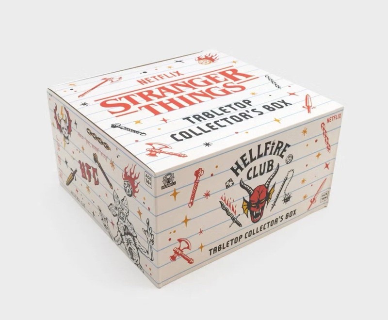 STRANGER THINGS Tabletop Collector’s Box~HELLFIRE CLUB~Sealed & Complete D&D NIB