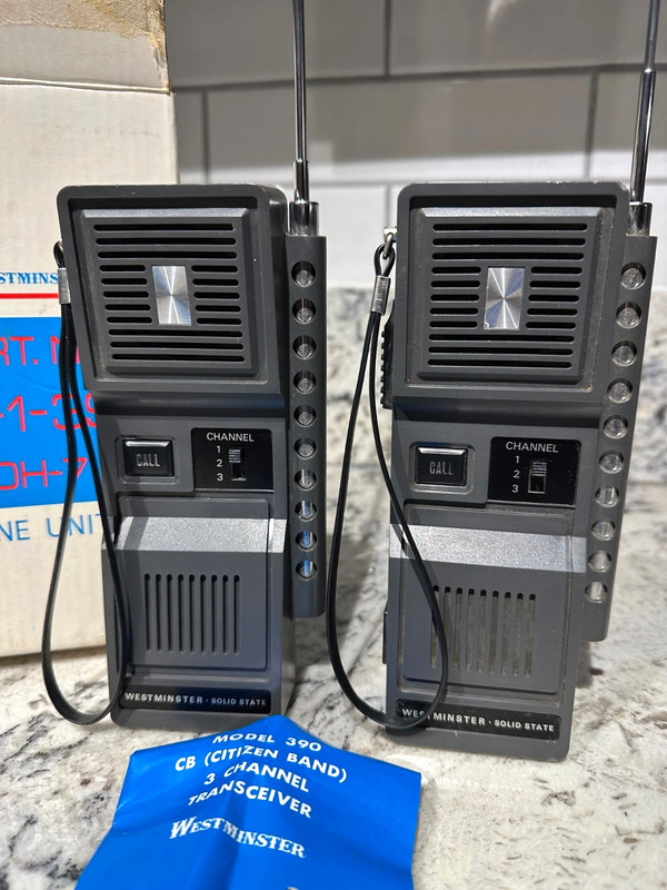 WESTMINSTER 390 Stranger Things Walkie Talkies Nostalgia Display Made in Japan