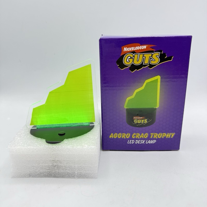 Nickelodeon Guts Aggro Crag Trophy LED Desk Lamp Retro NEW OPEN BOX Tested