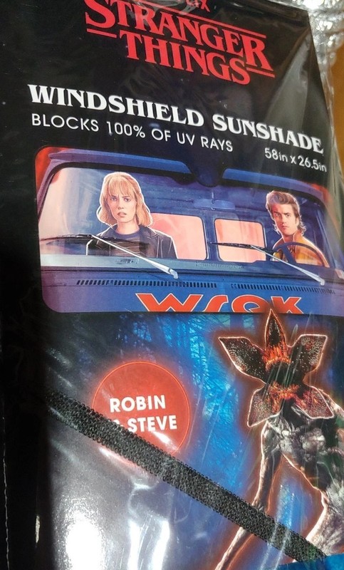 Stranger Things NEW Season 5 Steve Robin SUN SHADE Van Radio Hot Topic Exclusive