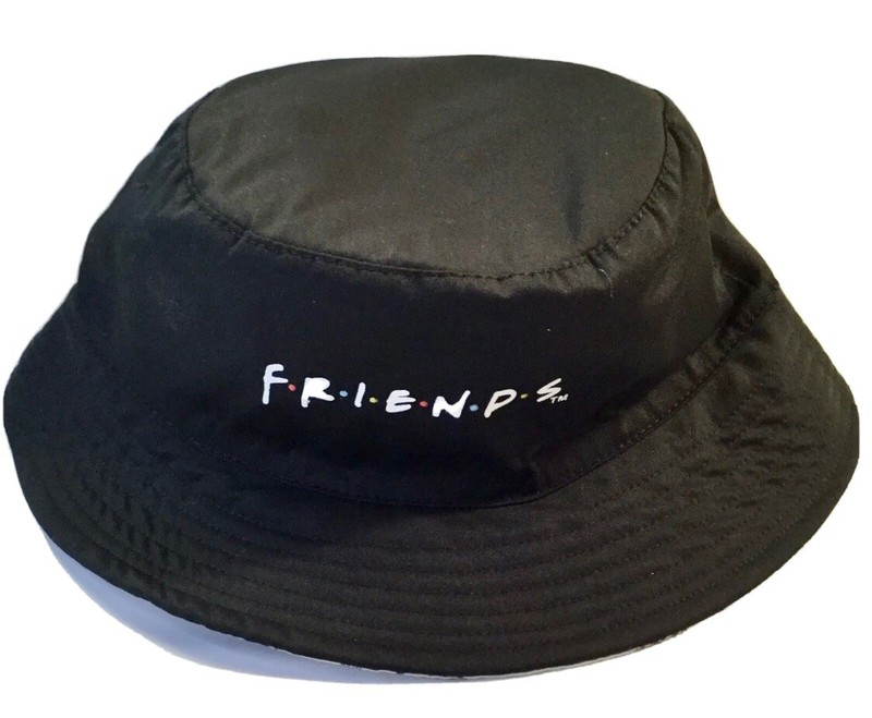 FRIENDS – Unisex Black Reversible Bucket Hat – By Culturefly – New With Tags!
