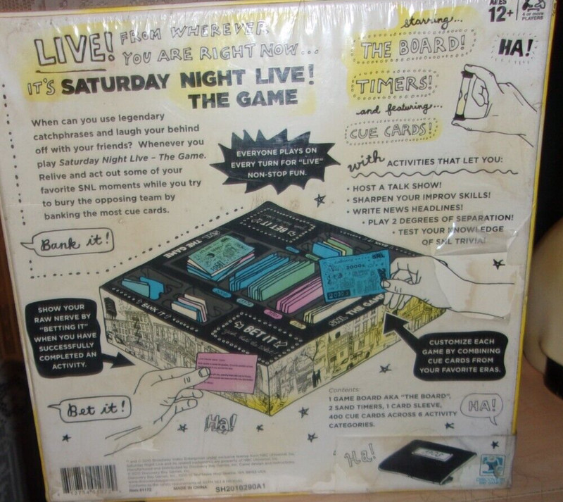 Saturday Night Live Board Game ~NBC SNL ~ 2010 Discovery Bay Games ~ NEW/SEALED gallery