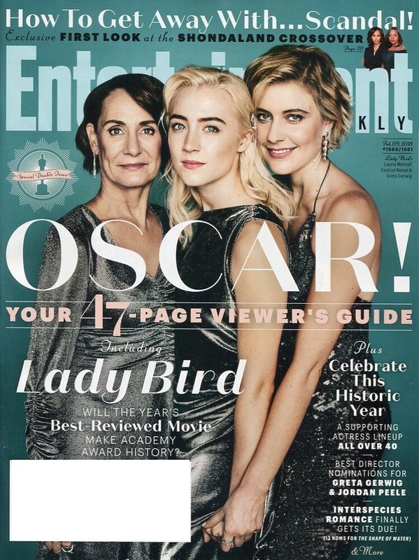 Entertainment Weekly Magazine 2-2-18 – Lady Bird, Laurie Metcalf, Saoirse Ronan