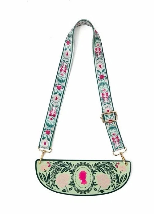 COLLECTABLE - Netflix Bridgerton Queen Charlotte Bow Pillow Bow & Book Strap NWT gallery