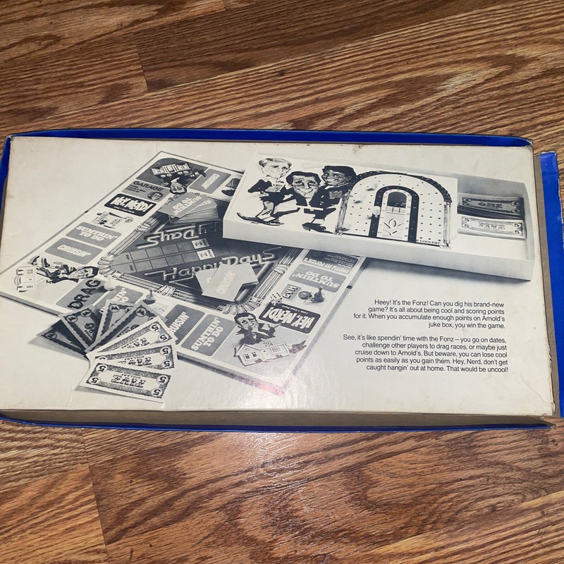 Vintage HAPPY DAYS Board Game 1976 gallery