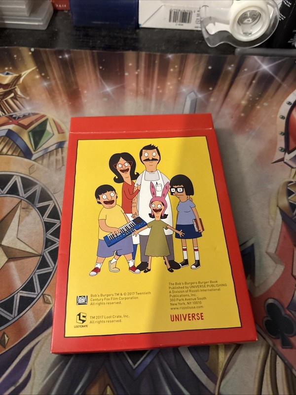The Bobs Burgers Burger Box Recipe Book Card Set Loot Crate gallery