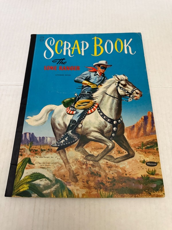 Vintage 1950’s Whitman The Lone Ranger Scrap Book Unused