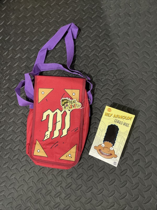 Nickelodeon Real Monsters Messenger Bag Nick Box Halloween 21 17NWT ￼HEY ARNOLD!