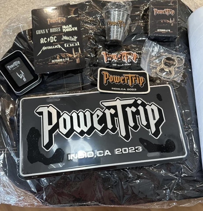 Power Trip Festival 2023 VIP Gift Box Set! Indio, CA. 2023 Limited Numbered