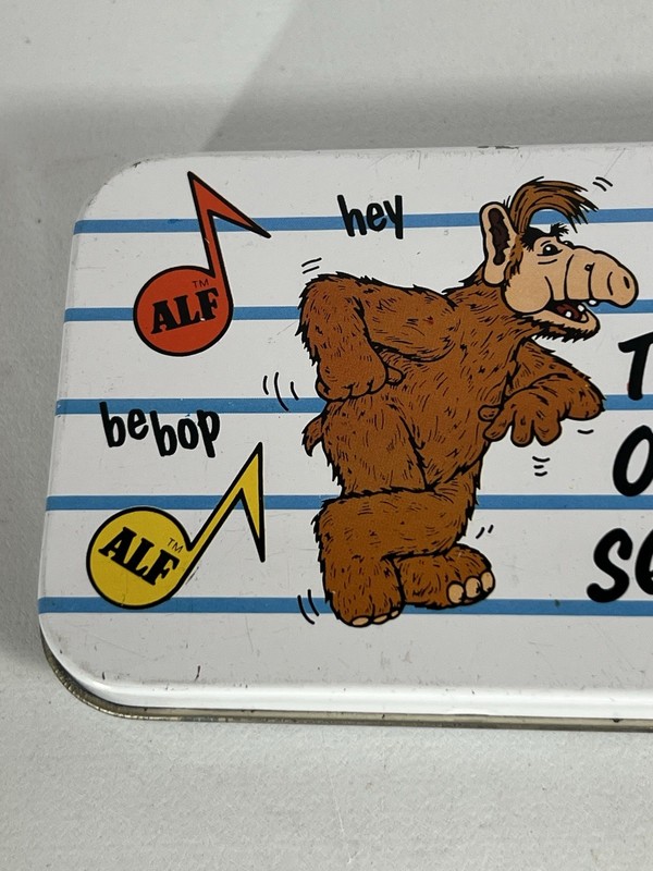 ALF Be There Or Be Square Metal Pencil Case Freelance 1987 TV Show Vintage Alien gallery
