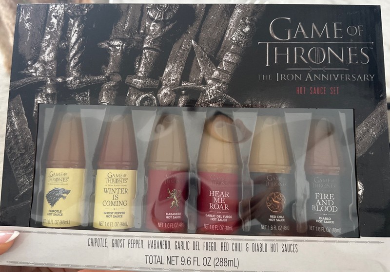 Game of Thrones the Iron Anniversary Hot Sauce Set HBO, Best Before 5/2023 gallery