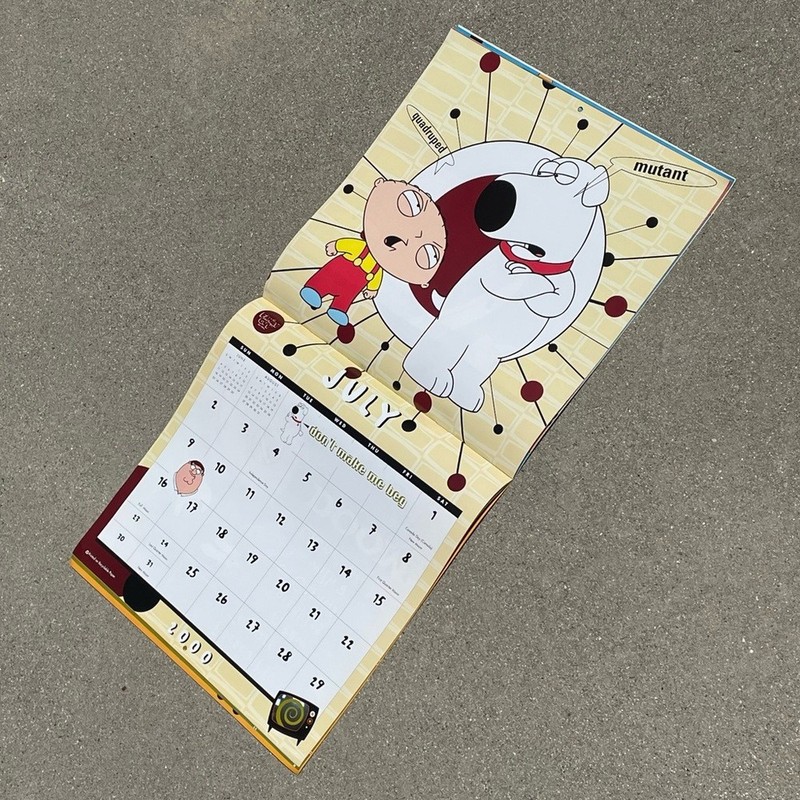 Vtg 1999 Family Guy 12-Month 2000 Peter Stewie Brian Calendar Y2K EARLY MERCH gallery