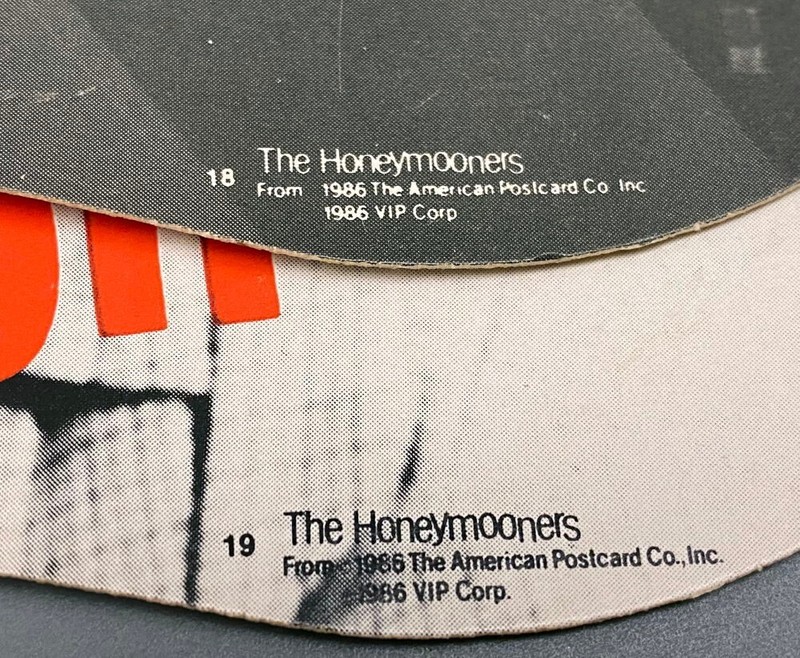 Honeymooners Hand Held Paddle Fans ~ Ralph Alice Kramden ~ Ed Norton ~ 1986 VIP gallery