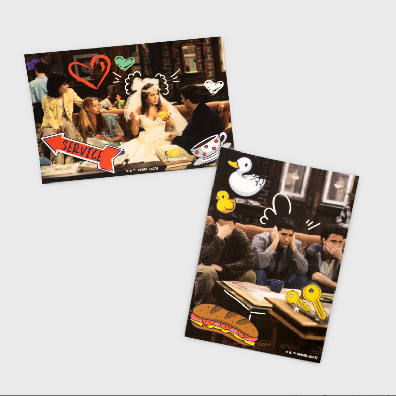 CultureFly Friends TV Series Central Perk Jumbo Magnets 3.5×5″ NIP