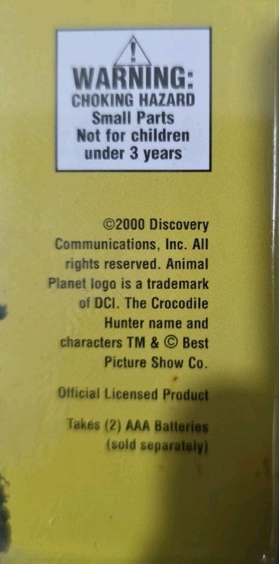 2000 The Crocodile Hunter Flashlight "Komodo" #7003 Sealed gallery