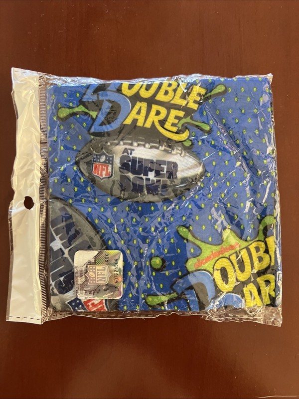 Nickelodeon Double Dare Blue Licensed NFL Bandana Super Bowl 2019 SDCC Exclusive