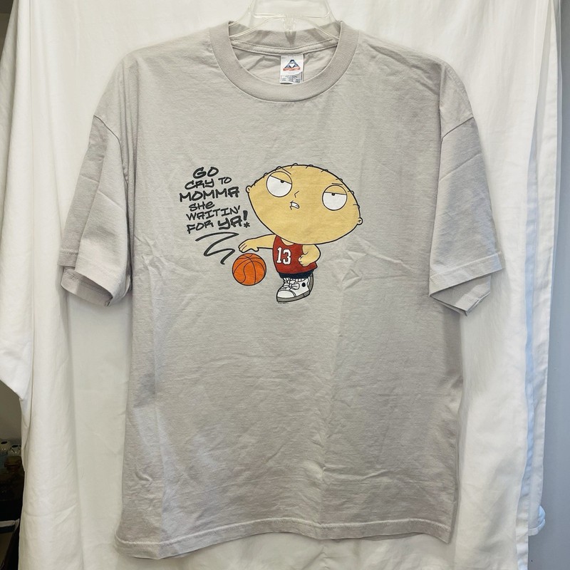 Vintage Stewie Go Cry to Momma T Shirt Mens 2XL Family Guy Sitcom Alstyle Tag