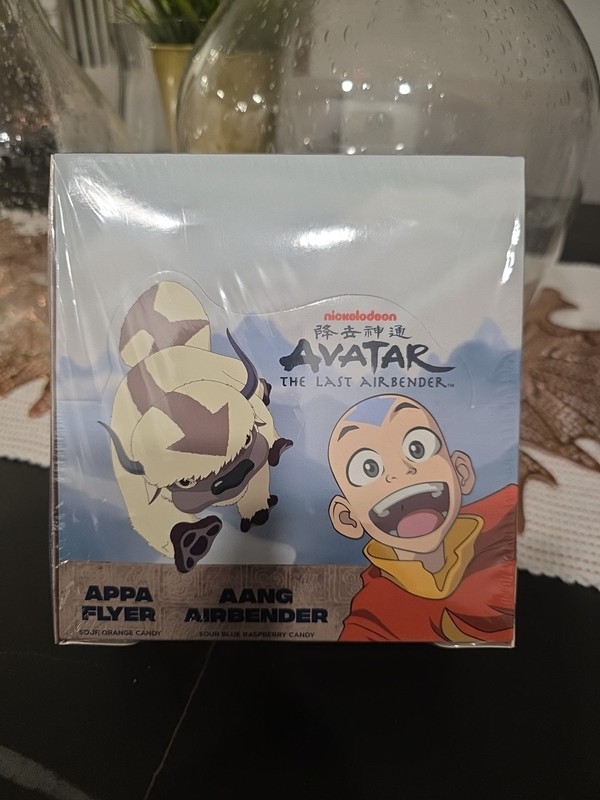 NEW AVATAR LAST AIRBENDER Sours Candy Embossed Metal Tins Box of 12 SEALED