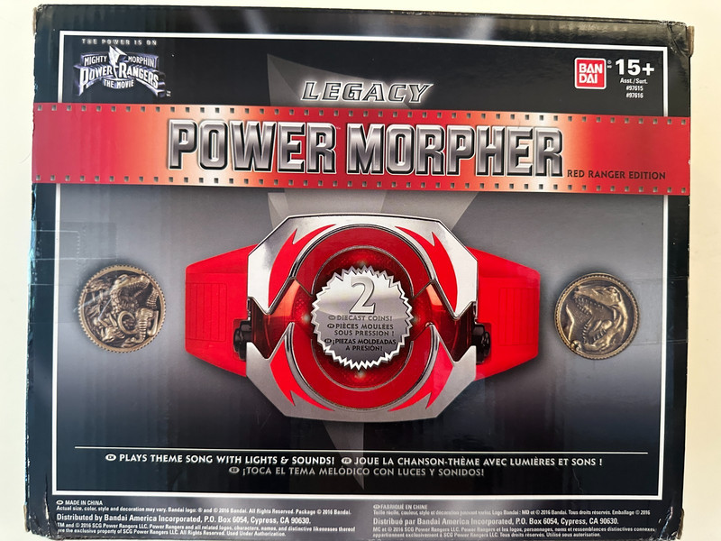 NEW Mighty Morphin Power Rangers The Movie Legacy - Red Ranger Power Morpher gallery