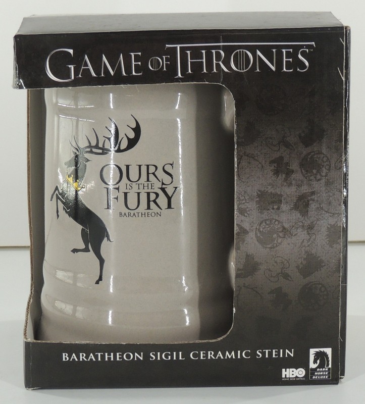 Baratheon Sigil Ceramic Stein 22oz Game of Thrones Dark Horse Deluxe NIB (2013)