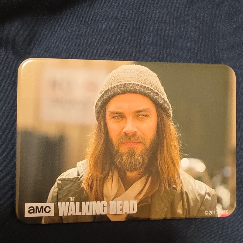 AMC The Walking Dead 2017 Promotional Metal Card With Magnet Original