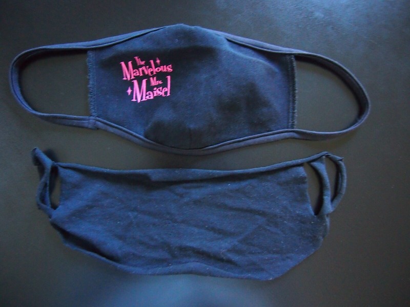 The Marvelous Mrs.Maisel logo face mask with second inner mask, NEW without TAGS