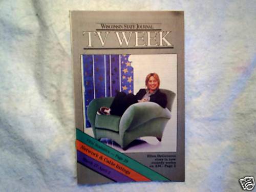 1994 ELLEN (THESE FRIENDS OF MINE) TV Week degeneres