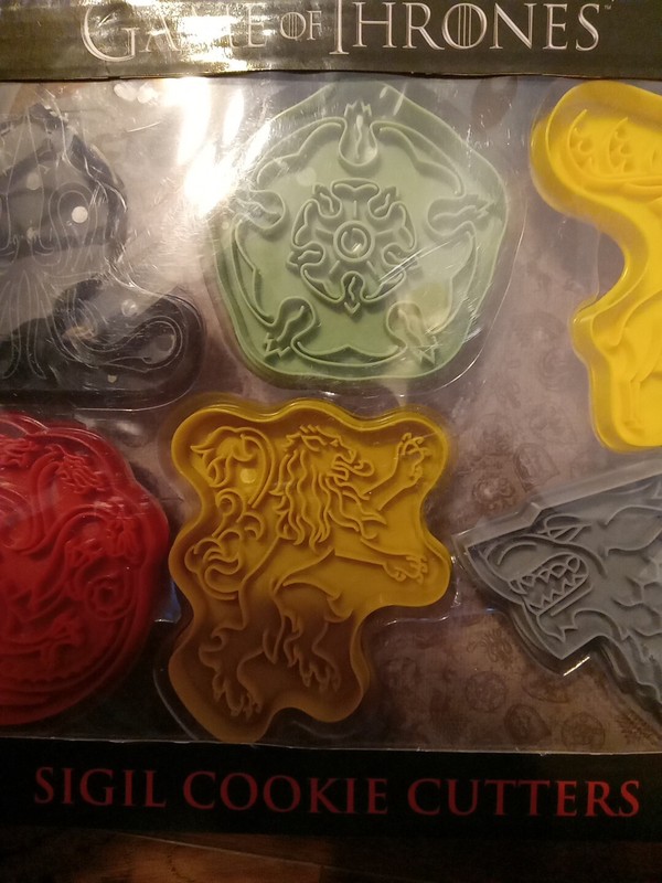 2017 ThinkGeek Game of Thrones GOT SIGIL 6Pc Cookie Cutter Set HBO New gallery