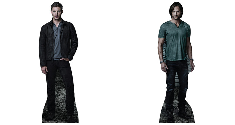 SUPERNATURAL DEAN SAM WINCHESTER JARED PADALECKI LIFESIZE STANDUP STANDEE CUTOUT