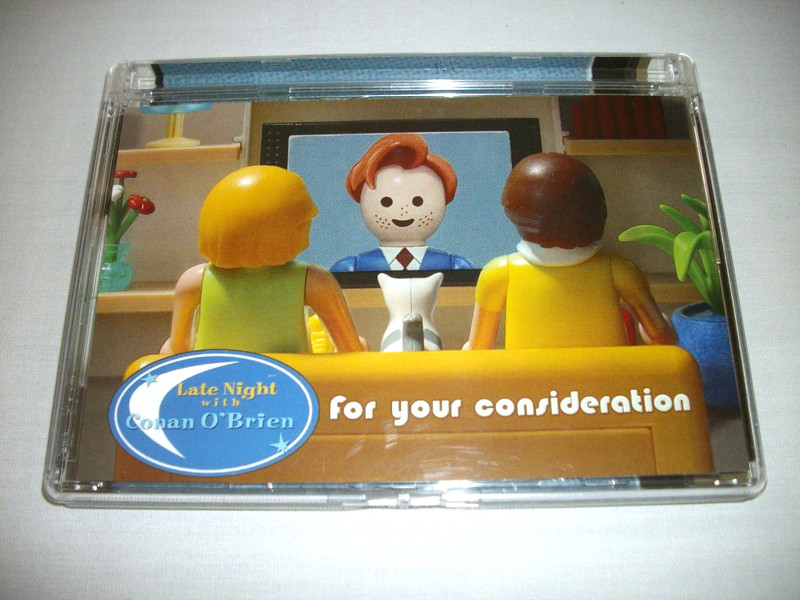 RARE 2007 NBC LATE NIGHT W/CONAN O’BRIEN FOR YOUR (EMMY) CONSIDERATION (FYC) DVD