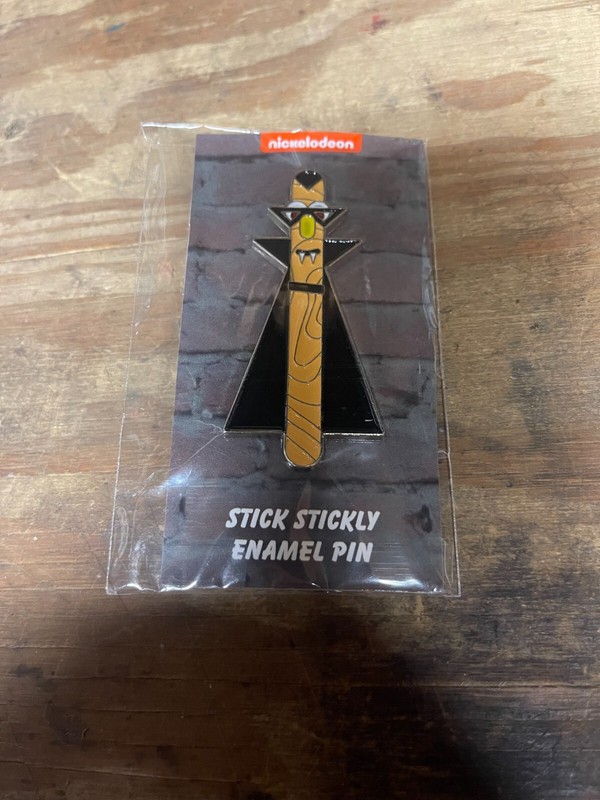 CultureFly Nickelodeon Nick Box “Stick Stickly” Enamel Pin RARE Fall 2022 LE