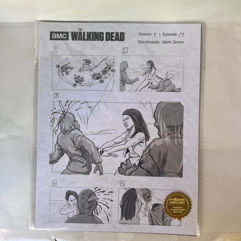 The Walking Dead by AMC Storyboard Season 9 Episode 14 From Supply Drop