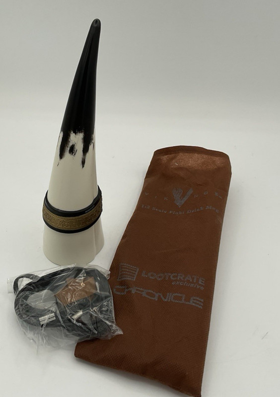 Chronicles Viking Floki Drink Mug Horn 1:2 Scale 2013 Loot Crate Exclusive NEW