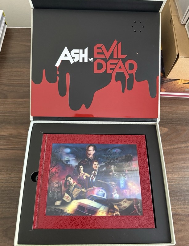 Ash vs Evil Dead Ashy Slashy Starz PROMO-ONLY VERY RARE SET Book DVD 3D Glasses