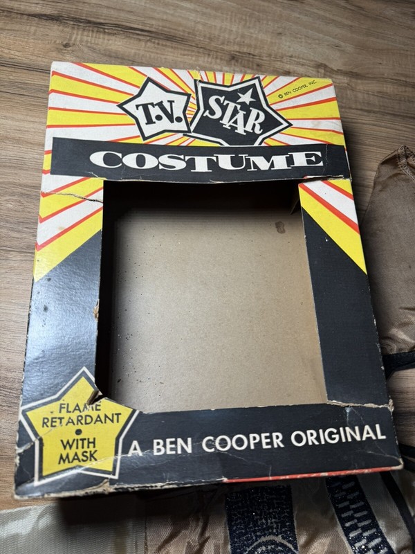 VTG BEN COOPER MCCAULEY HALLOWEEN COSTUME 50s 60s MEN INTO SPACE TV SHOW gallery