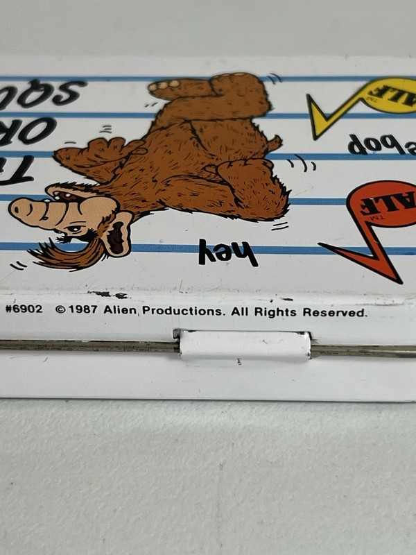 ALF Be There Or Be Square Metal Pencil Case Freelance 1987 TV Show Vintage Alien gallery