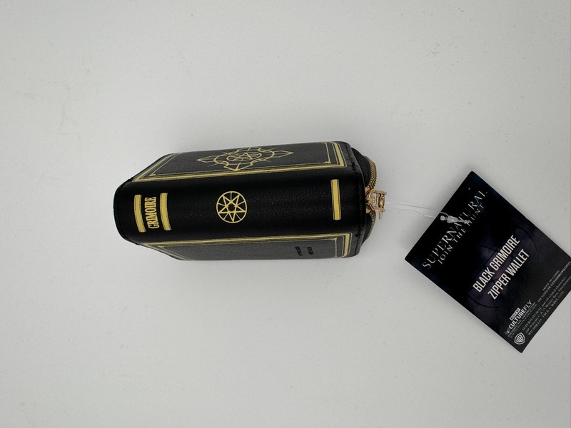 Culturefly Women of Supernatural SPN Black Grimoire Zippered Wallet NWT gallery