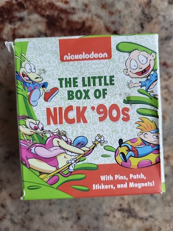 The Little Box Of Nick '90S Running Press Nickelodeon TV Cartoons Kit New Pins