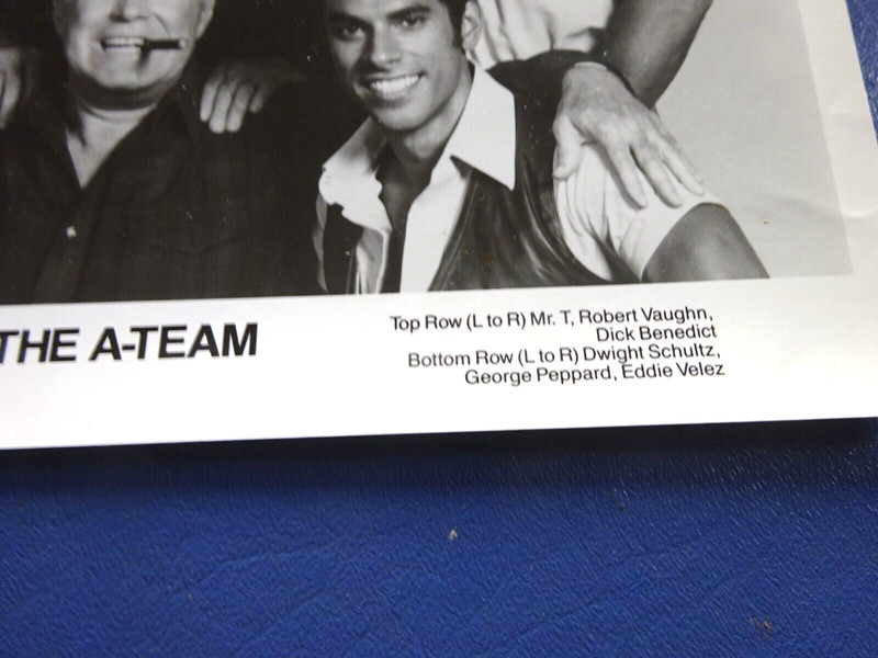 Original 1986 NBC Promotional 8 by 10 Photograph, A-Team gallery
