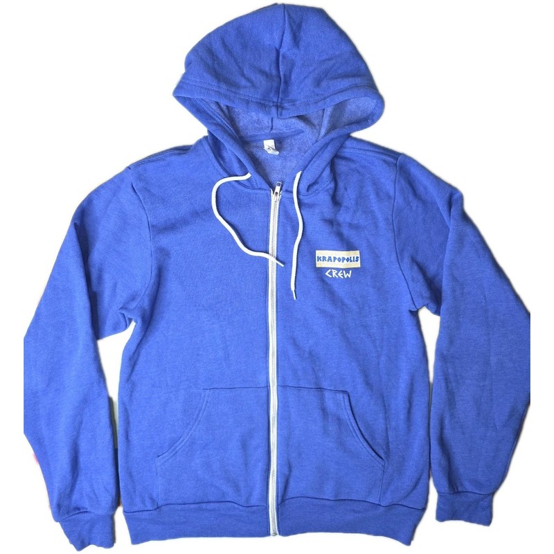 Krapopolis Cast & Crew Mens M Hooded Sweatshirt Hoodie Blue Must Have SHIPS FAST