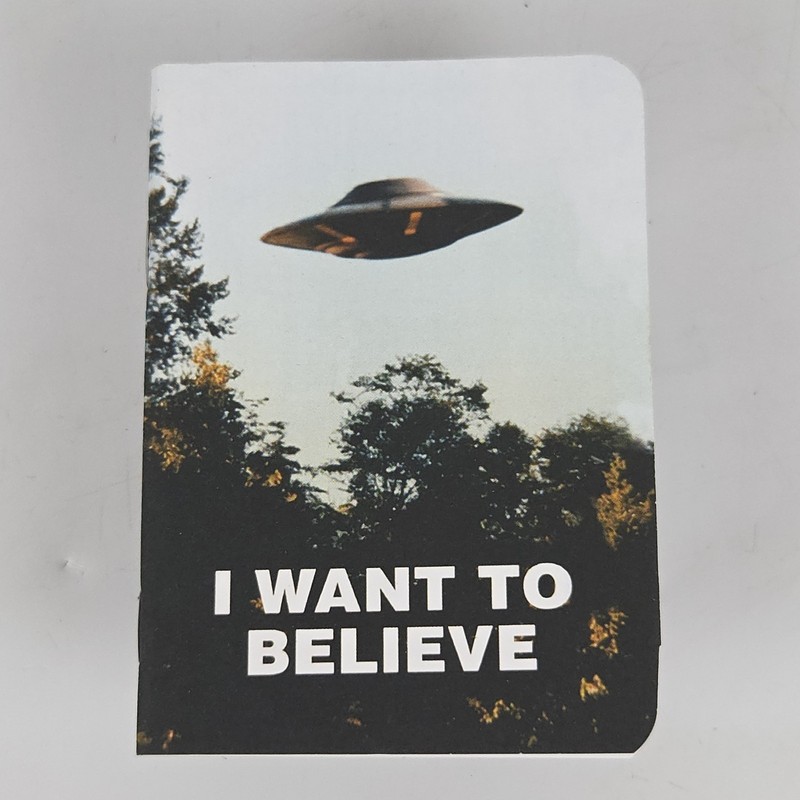 Loot Crate Exclusive X-Files I Want to Believe Journal Notebook Alien Scully Fox