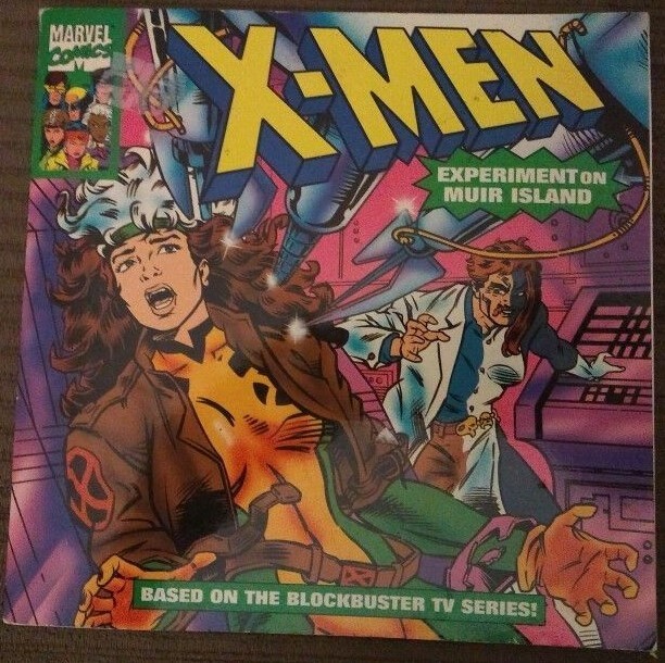 Marvel Comics X-Men Experiment On Muir Island Pictureback TV Series Book 1994