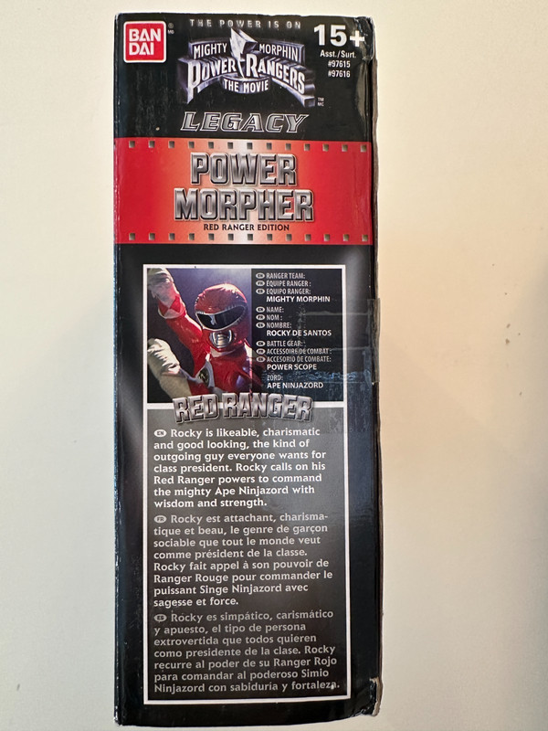 NEW Mighty Morphin Power Rangers The Movie Legacy - Red Ranger Power Morpher gallery