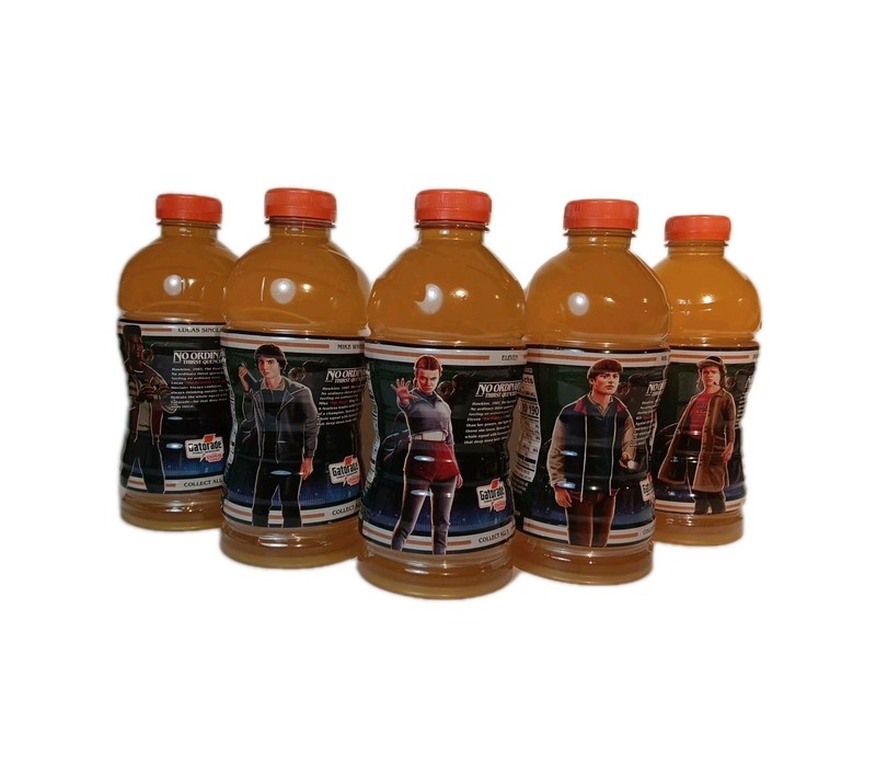 STRANGER THINGS Netflix Limited Edition 5 H2F Gatorade Bottles 11, Mike +BONUS