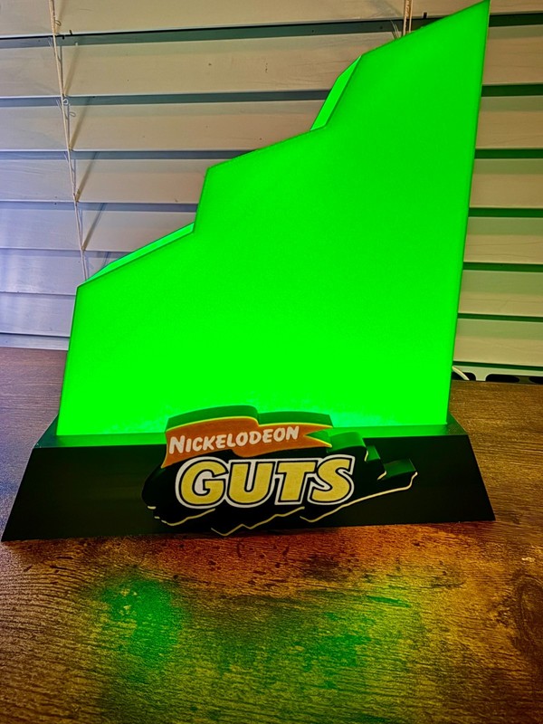 Piece of Aggro Crag Inspired lit lamp -90s Nickelodeon Night Guts