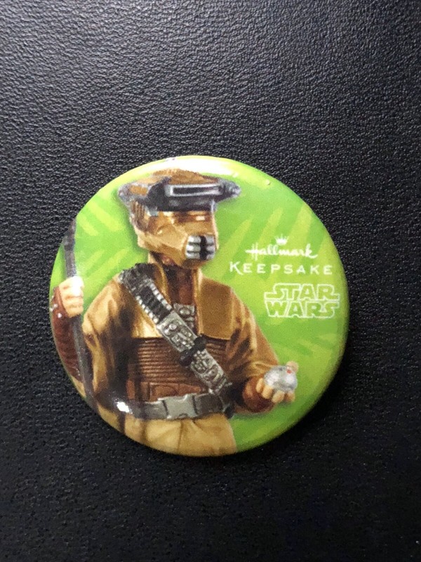 SDCC 2015 Star Wars Hallmark Keepsake Promo Button Bousch Leia