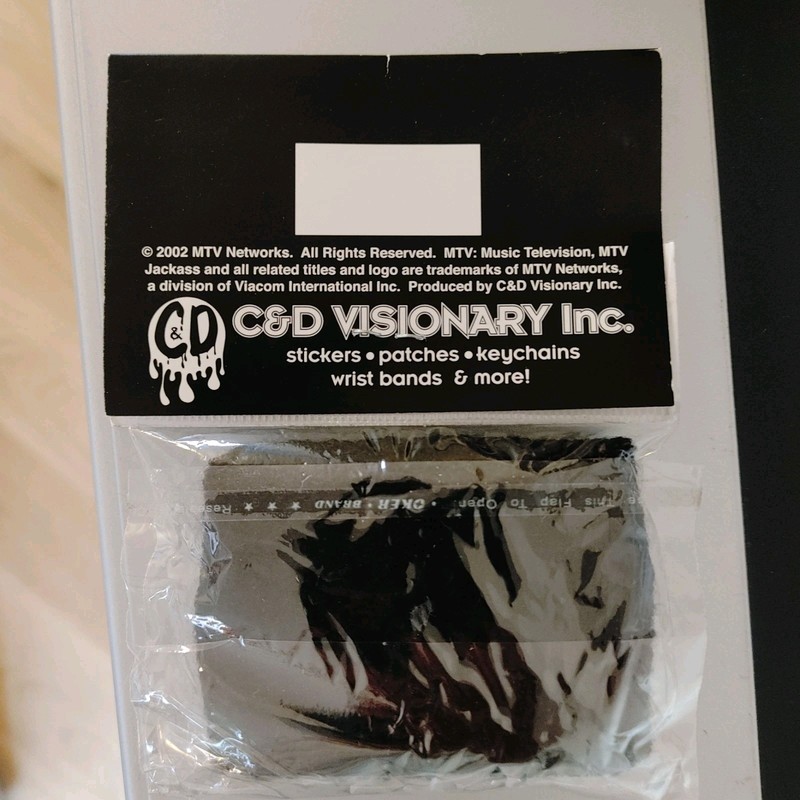 MTV Jackass Wrist Band Original Packaging Collectible 2002 gallery