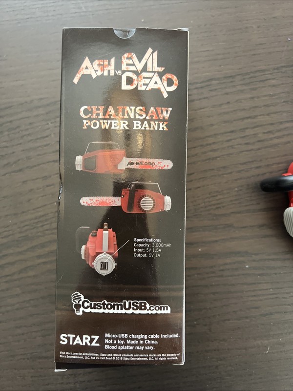 Ash vs Evil Dead Mini Chainsaw Power Bank Loot Crate 2016 Exclusive With Box gallery