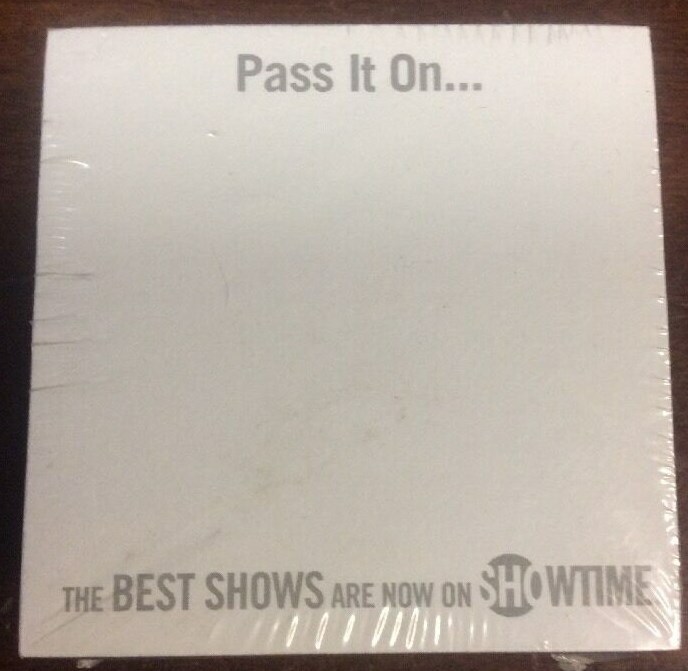 Showtime Paper Square Note Pad Weeds Dexter Tudors The L Word 3 1/4"x3 3/4" gallery