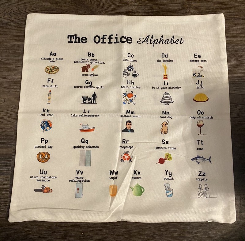 The Office TV Show Pillow Case Zipper 18×18 Funny Gift
